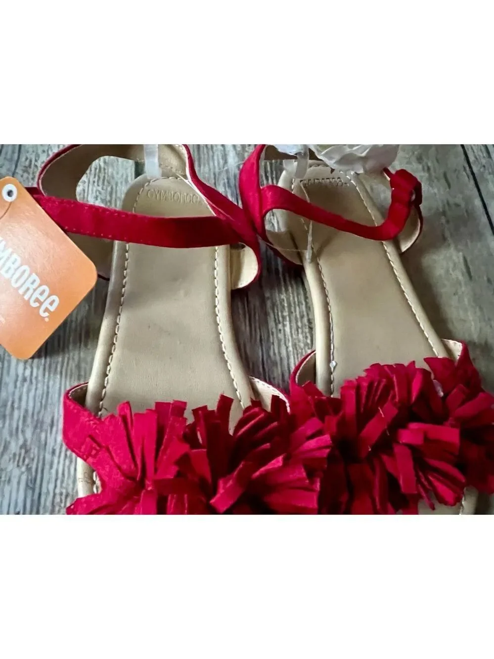 Nwt Red Gymboree Sandals-Size 3